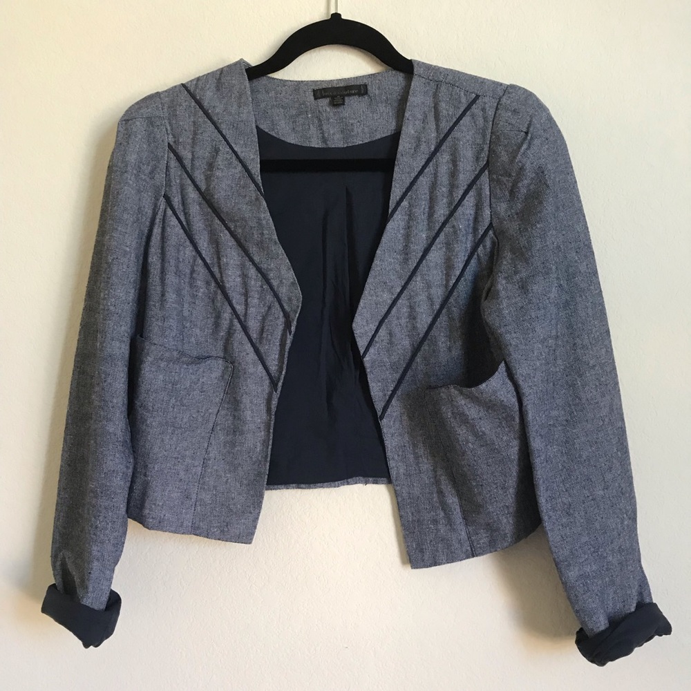 Cropped Blue Blazer